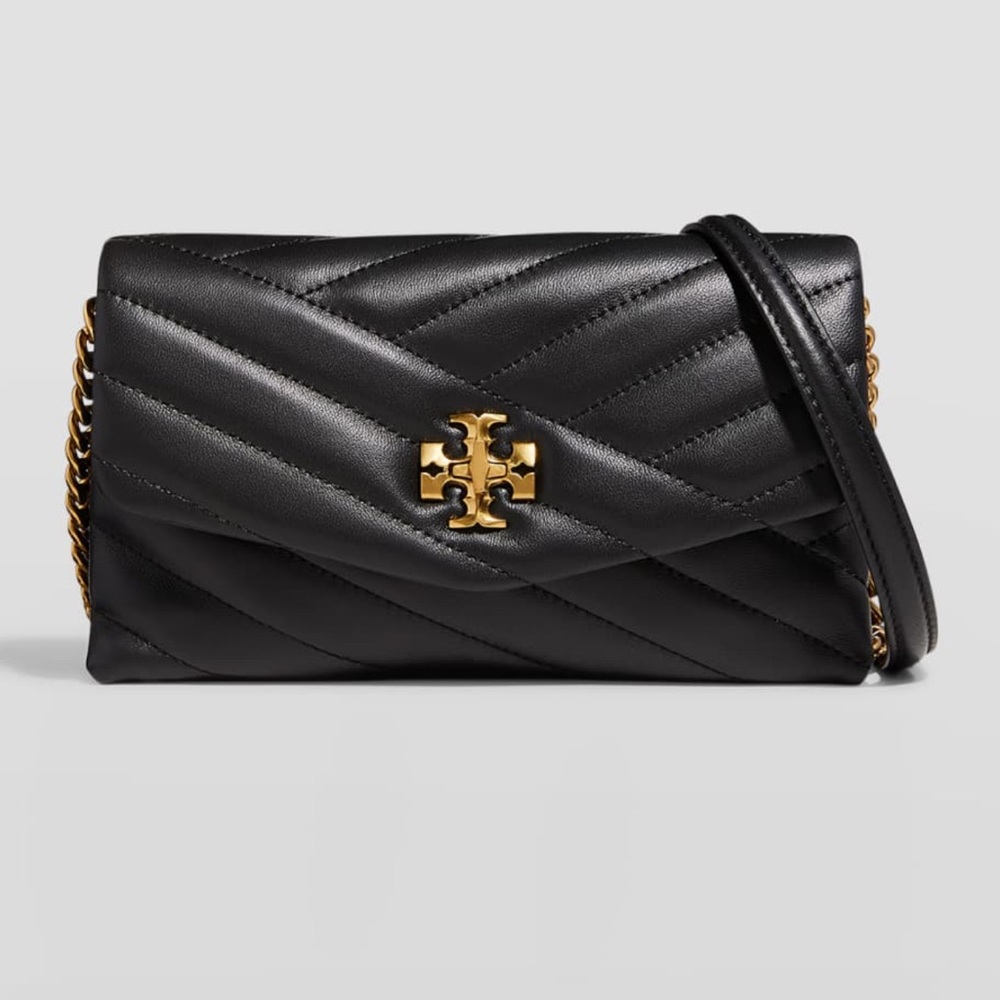 Tory Burch Black Chevron Crossbody Bag
